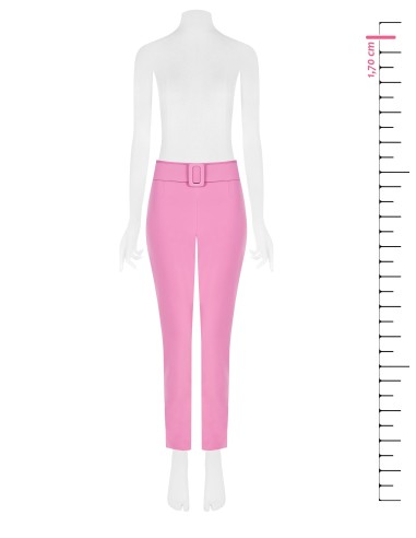 Pantalon droit en tissu techno avec ceinture rigide coordonnée Rinascimento