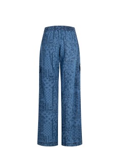 Denim léger imprimé Cargo Palace Pantalon Rinascimento 2
