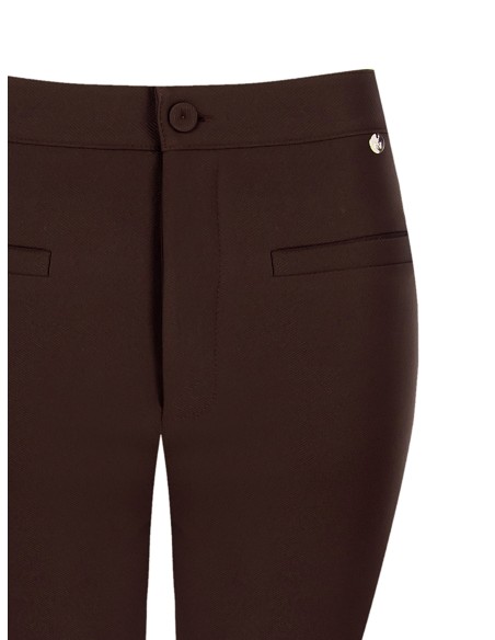 Pantalon droit avec fentes à la cheville Rinascimento