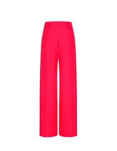 Pantalon palazzo en tissu fluide avec pinces et ceinture assortie Rinascimento 2