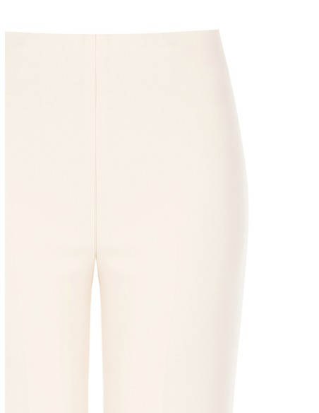 Pantalon palazzo en scuba crêpe avec boutons sur les côtés Rinascimento