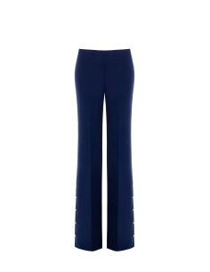 Pantalon palazzo en scuba crêpe avec boutons sur les côtés Rinascimento 2