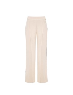Pantalon palazzo en néoprène léger avec logo RR en relief Rinascimento