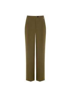 Pantalon palazzo en tissu bi-stretch avec élastique au dos et poches Rinascimento