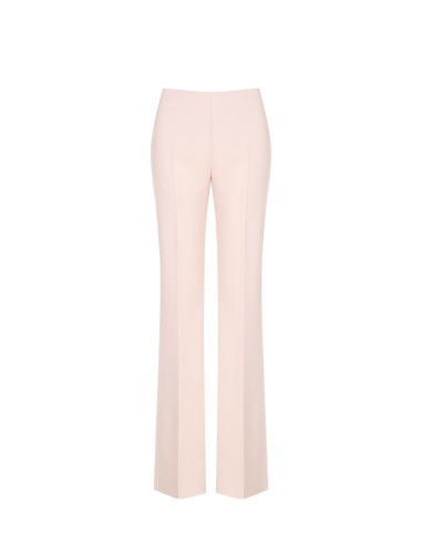 Pantalon palazzo en tissu technique avec fermeture éclair latérale Rinascimento