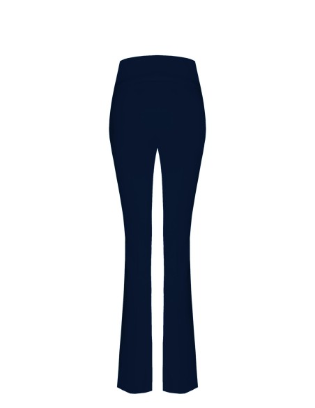 Pantalon évasé en tissu technique sans poches Rinascimento