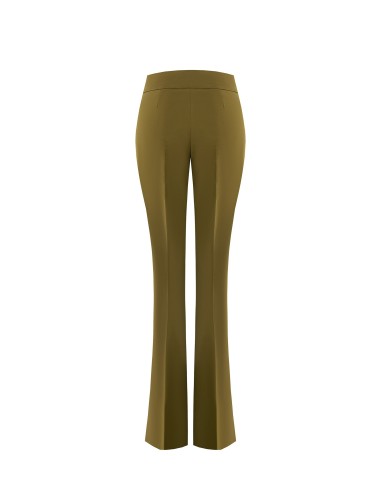 Pantalon évasé en tissu technique sans poches Rinascimento