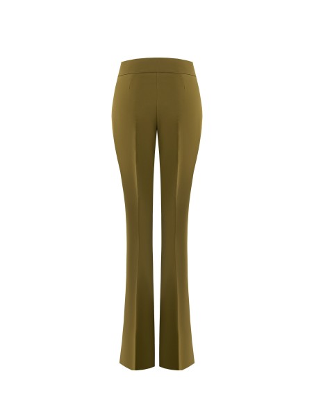 Pantalon évasé en tissu technique sans poches Rinascimento