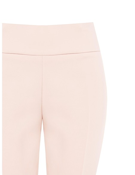 Pantalon évasé en tissu technique sans poches Rinascimento