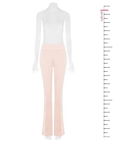 Pantalon évasé en tissu technique sans poches Rinascimento