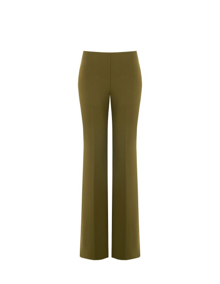 Pantalon palazzo en scuba crêpe sans poches Rinascimento