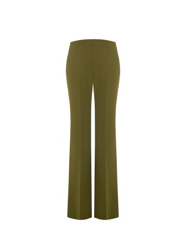 Pantalon palazzo en scuba crêpe sans poches Rinascimento
