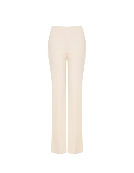 Pantalon palazzo en scuba crêpe sans poches Rinascimento