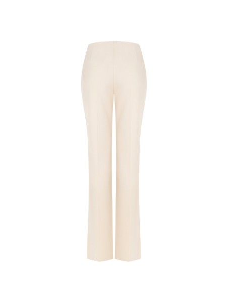 Pantalon palazzo en scuba crêpe sans poches Rinascimento