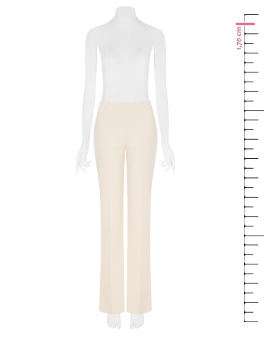 Pantalon palazzo en scuba crêpe sans poches Rinascimento
