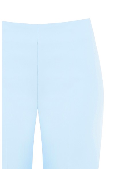 Pantalon droit en tissu technique avec fermeture éclair latérale Rinascimento