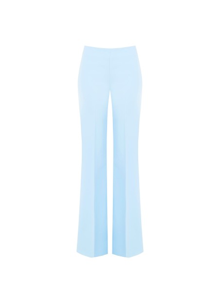 Pantalon droit en tissu technique avec fermeture éclair latérale Rinascimento