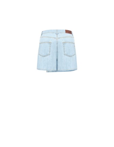 Jupe courte en denim Rinascimento Wallet