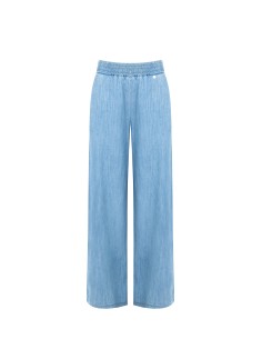 Jeans met elastische tailleband en zakken van Rinascimento