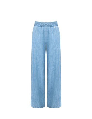 Jeans met elastische tailleband en zakken van Rinascimento