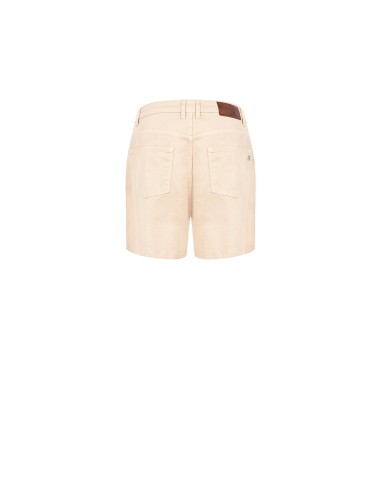 Wijde korte denim broek met plooien en glitter Rinascimento