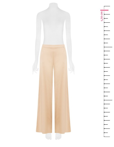 Pantalon palazzo en mélange de viscose avec élastique à l’arrière Rinascimento