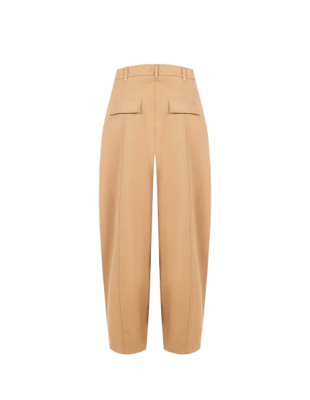 Pantalon balloon large en denim Rinascimento