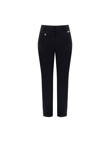 Pantalon cropped en coton mélangé avec poches Rinascimento