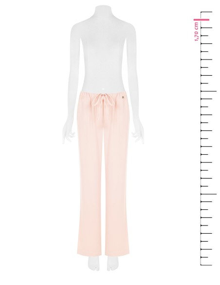 Pantalon palazzo en tissu fluide avec cordon de serrage à la taille Rinascimento