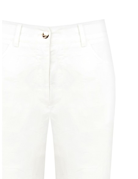 Pantalon cropped en tissu extensible Rinascimento