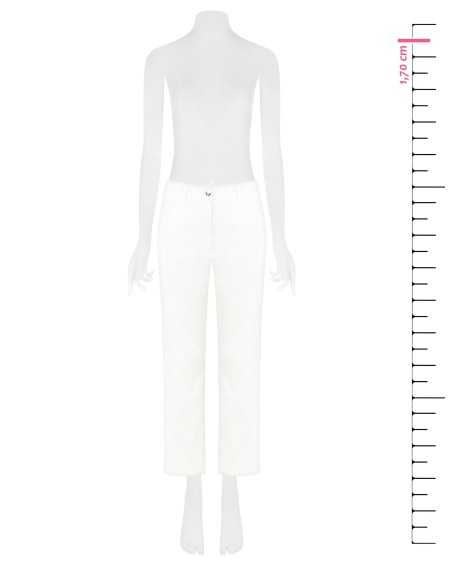 Pantalon cropped en tissu extensible Rinascimento