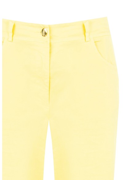 Pantalon cropped en tissu extensible Rinascimento