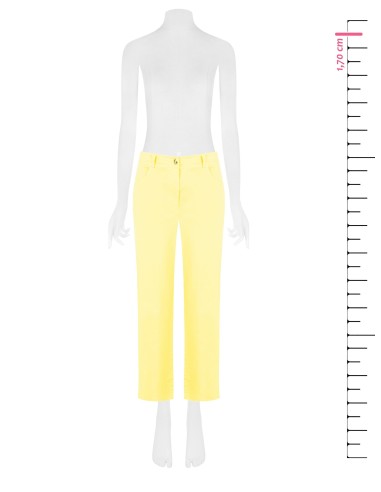 Pantalon cropped en tissu extensible Rinascimento