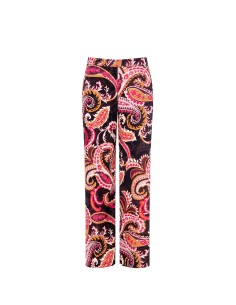 Pantalon palazzo en satin avec poches Rinascimento