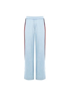 Palazzo-jeans met zijbanden en elastiek aan de achterkant van Rinascimento