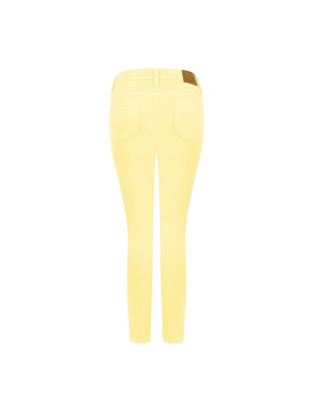 Pantalon skinny en denim avec boutons sur les côtés Rinascimento