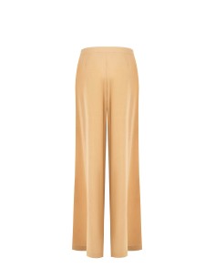 Pantalon palazzo en mélange de viscose et de lin avec double pli et poches Rinascimento 2