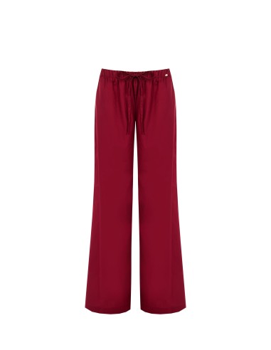 Pantalon large en coton avec cordon de serrage à la taille Rinascimento