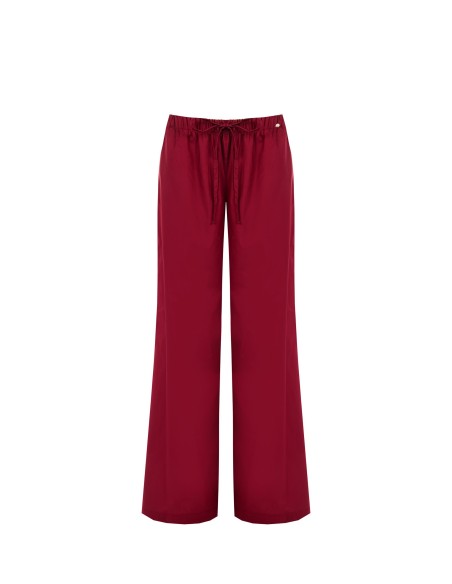 Wijde katoenen broek met trekkoord in de taille van Rinascimento