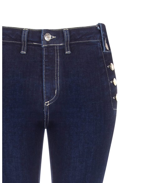 Jean skinny à boutons sur les côtés Rinascimento