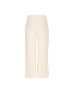 Cropped palazzobroek van scuba-crêpe met elastische taille van Rinascimento 2