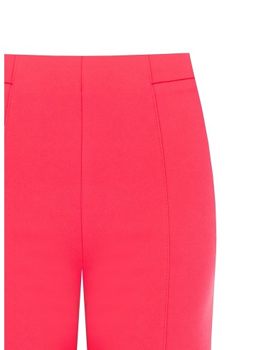 Cropped palazzobroek van scuba-crêpe met elastische taille van Rinascimento