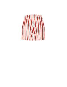 Pantalon court rayé avec élastique et lacets à la taille Rinascimento 2