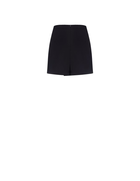 Jupe-short en tissu bistretch avec petits nœuds en strass Rinascimento