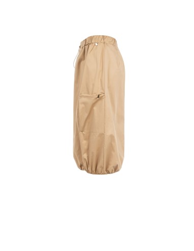 Jupe midi en mélange de coton avec grande poche zippée Rinascimento