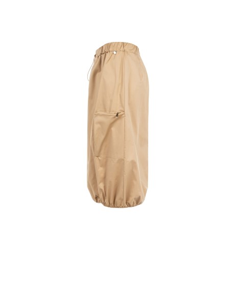 Jupe midi en mélange de coton avec grande poche zippée Rinascimento