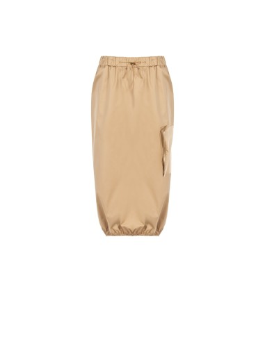 Jupe midi en mélange de coton avec grande poche zippée Rinascimento