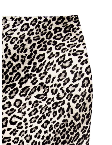 Jupe longue crayon en viscose avec élastique à la taille Rinascimento