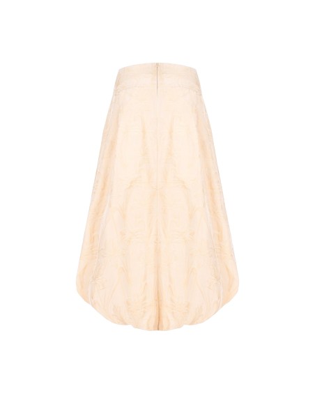 Rinascimento Jacquard Satin Balloon Long Skirt