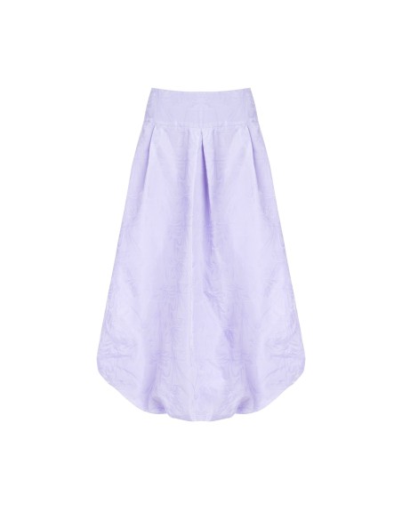Rinascimento Jacquard Satin Balloon Long Skirt